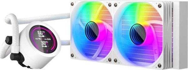 THUNDERSTORM TS4 240MM BEYAZ ARGB DİJİTAL SICAKLIK GÖSTERGELİ AM5, AM4 / LGA 1851, 1700 - Image 1