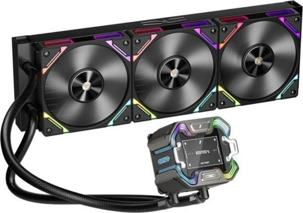 X STARSHIP 360MM SİYAH ARGB IPS 2.4" DİJİTAL EKRANLI AM5,AM4 / LGA 1851,LGA1700 PRE - Image 1
