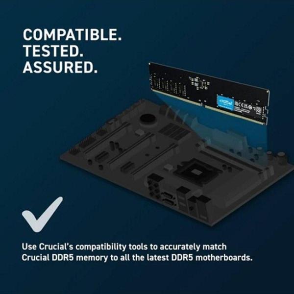 16GB DDR5 5600Mhz CL46 Pc Ram CT16G56C46U5 (1.1V) - Image 1