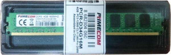 Prımecom Pcr d34g16m 4gb 1600mhz Ddr3 Desktop 16 Chip Ram - Image 1