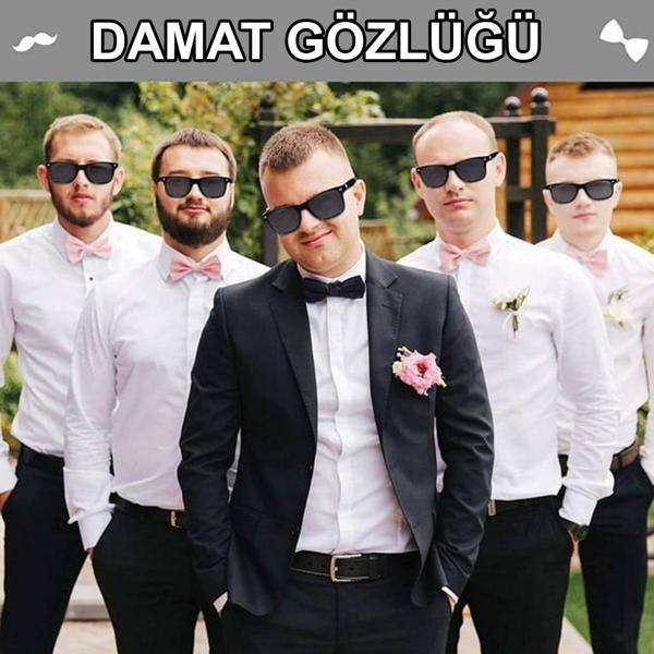 Damat Gözlüğü – Düğün ve Bekarlığa Veda Partisi Aksesuarı - Image 1