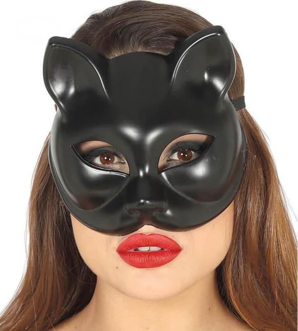 Siyah Renk Lüks Kedi Maskesi - Image 1