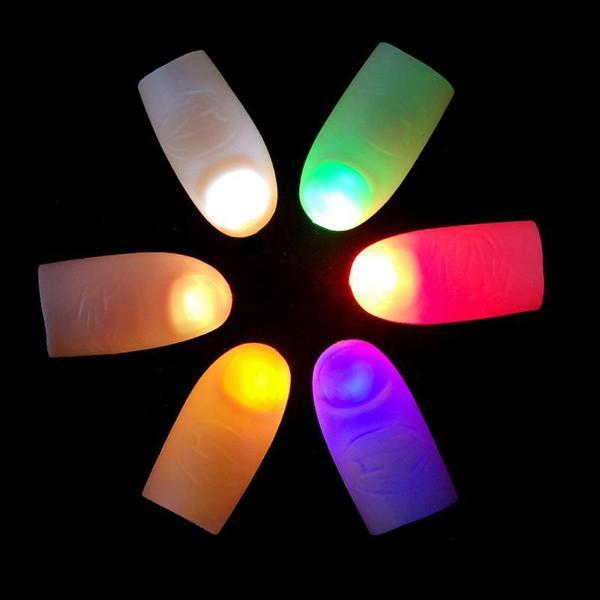 Led Işıklı Renkli Sihirli Parmak Şaka - Image 1