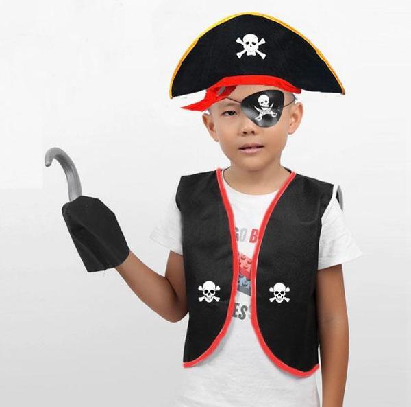 Korsan Kostüm Seti Çocuk Boy 4-6 Yaş - Image 1