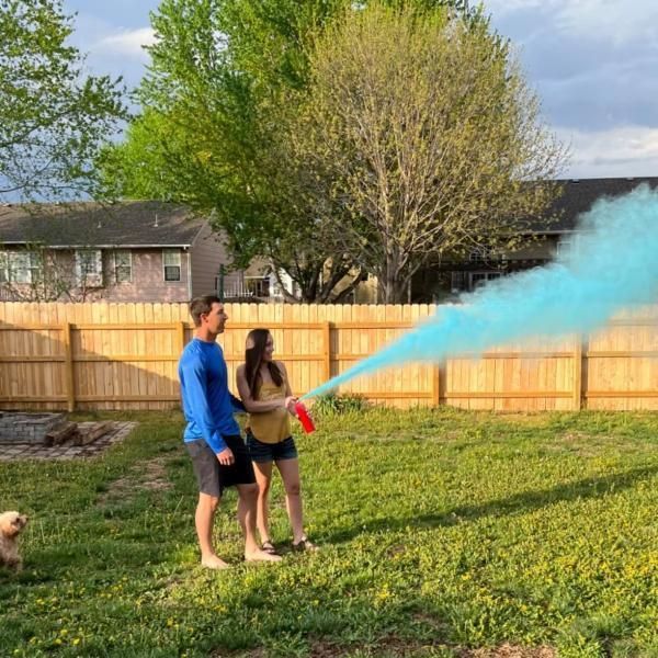 Cinsiyet Tüpü - Gender Reveal Partisi Tüpü Mavi Renk - Image 1