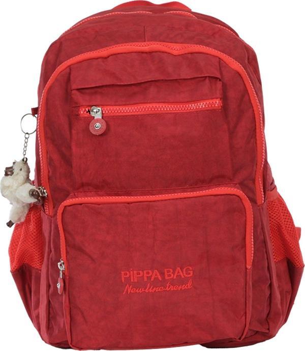 Pippa İlus Dört Gözlü Okul ve Günlük Sırt Çantası (Bordo - Kadın - CNT8035-07) - Image 1