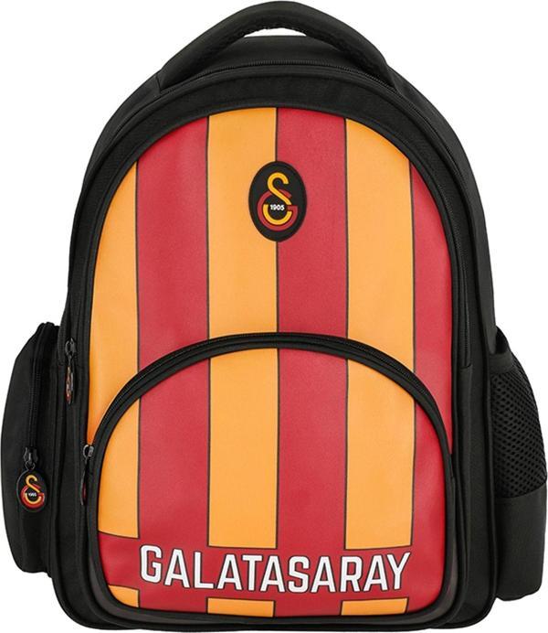 Galatasaray Lisanslı Erkek Çocuk Üç Bölmeli Sarı Kırmızı Çocuk Desenli Okul Çantası - ME25556 - Image 1