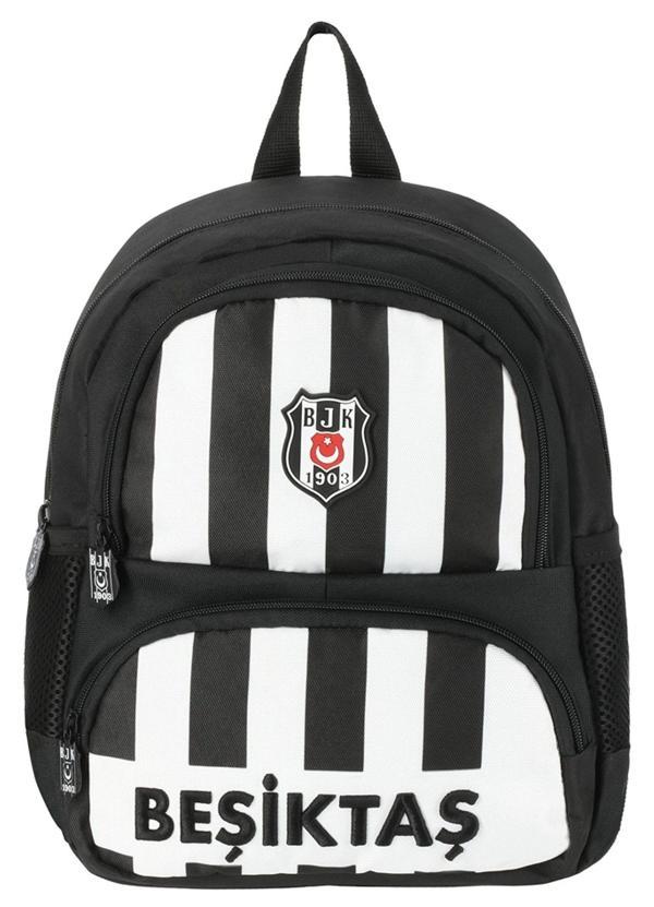 Beşiktaş Nakış Detaylı Çubuklu Anaokulu Çantası - 25340 - Image 1