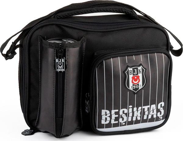 Beşiktaş Siyah İnce Çocuk Desenli Suni Deri Baslenme Çantası - ME25354 - Image 1