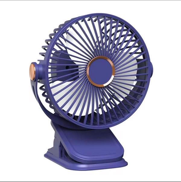 Rosepremium Yüksek Performanslı Pratik Taşınabilir Şarjlı Işıklı 5 Kademeli Masaüstü Fan Laciver Vnt-02 - Image 1