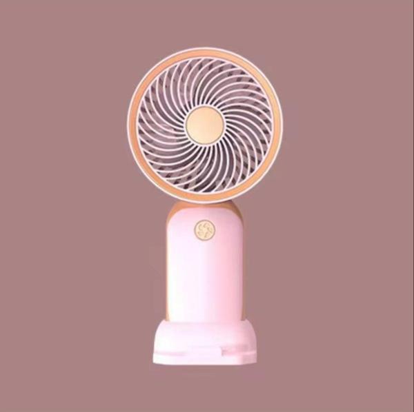 Rosepremium Avuç İçi Taşınabilir Şarjlı Mini Vantilatör El Fanı Pembe Dd8024B - Image 1