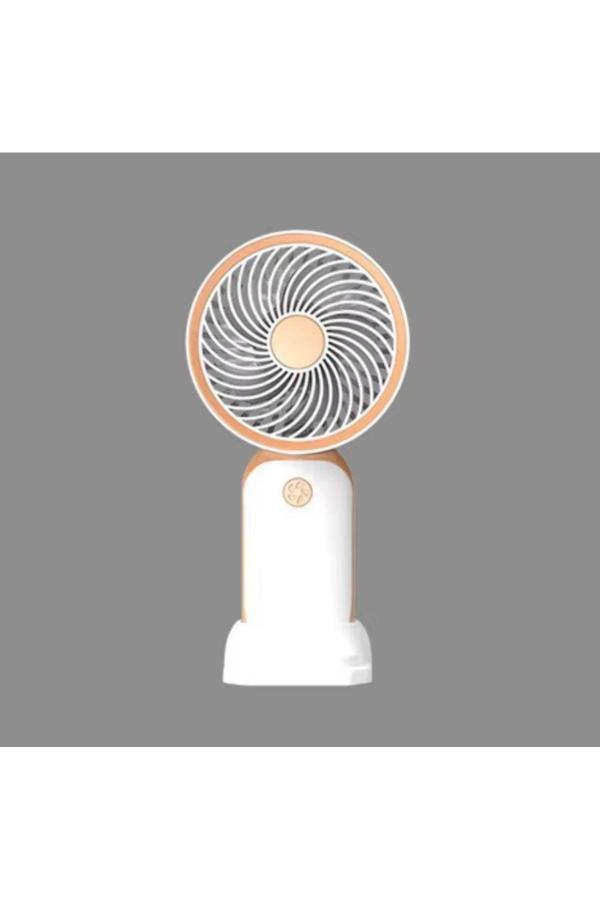 Rosepremium Avuç İçi Taşınabilir Şarjlı Mini Vantilatör El Fanı Beyaz Dd8024B - Image 1