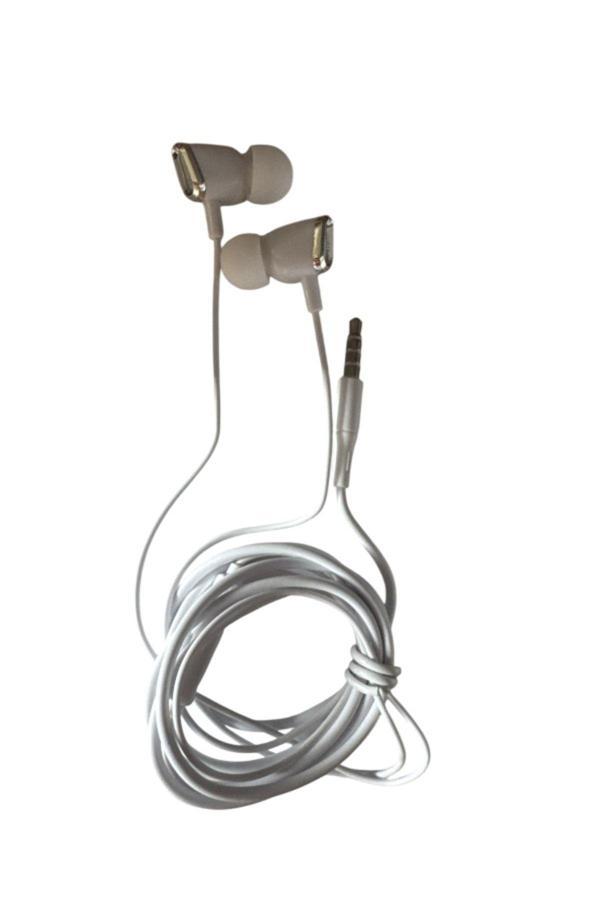 Sword Slc01 Mikrofonlu Kablolu Kulak İçi Kulaklık 3.5Mm Jack Girişli Beyaz - Image 1