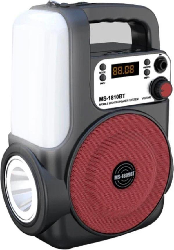 Rosepremium Ms 1810 El Fenerli Led Işıklı Bluetooth Hoparlör - Image 1
