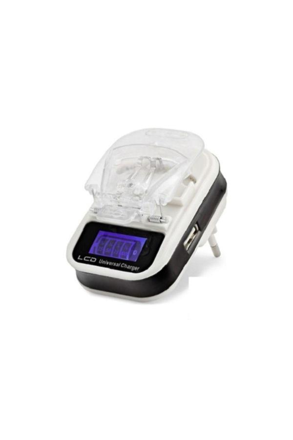 Rosepremium 1A Lcd Universal Ekranlı Göstergeli Pil Batarya Şarjı - Image 1