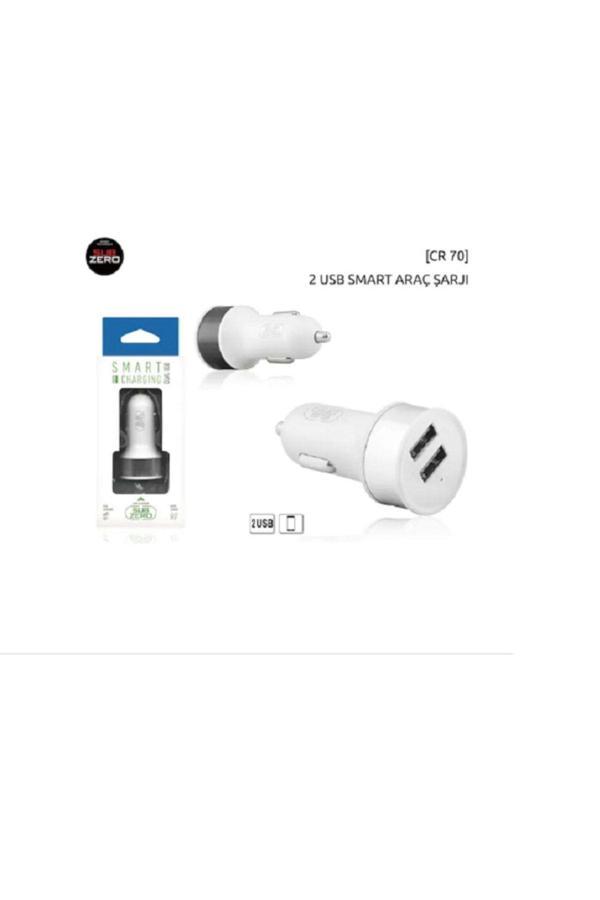 Subzero Cr70 Çift Usb Çıkışlı Hızlı Şarj Araç Oto Çakmaklık Şarj - Image 1