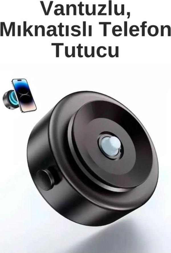 Blue Spectrum Şarjlı Vantuzlu Manyetik Telefon Tutucu - Image 1