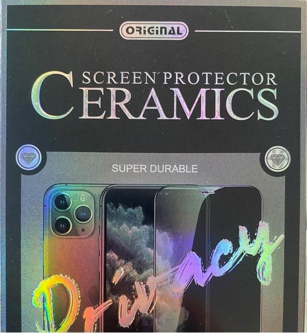 Blue Spectrum Iphone 14 Pro Mat Hayalet Ekran Koruyucu Siyah - Image 1