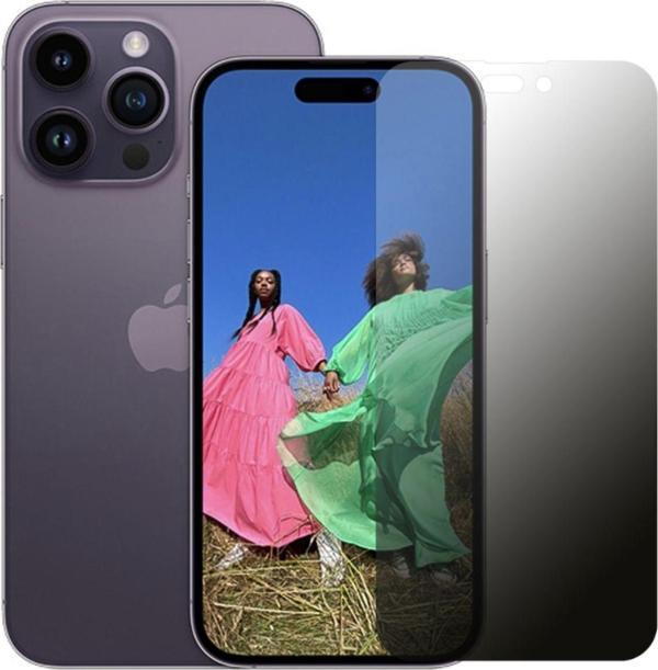 Blue Spectrum Apple İphone 15 Pro Max Hayalet Ekran Koruyucu Tam Kaplayan - Image 1