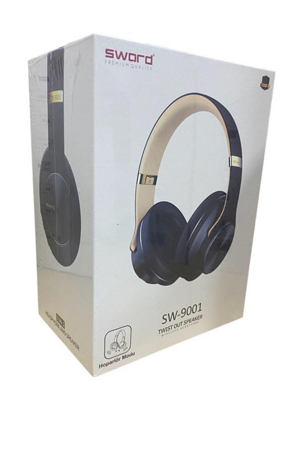 Sword Sw-9001 Kulak Üstü Kablosuz Bluetooth Kulaklık Ve Hoparlör - Image 1