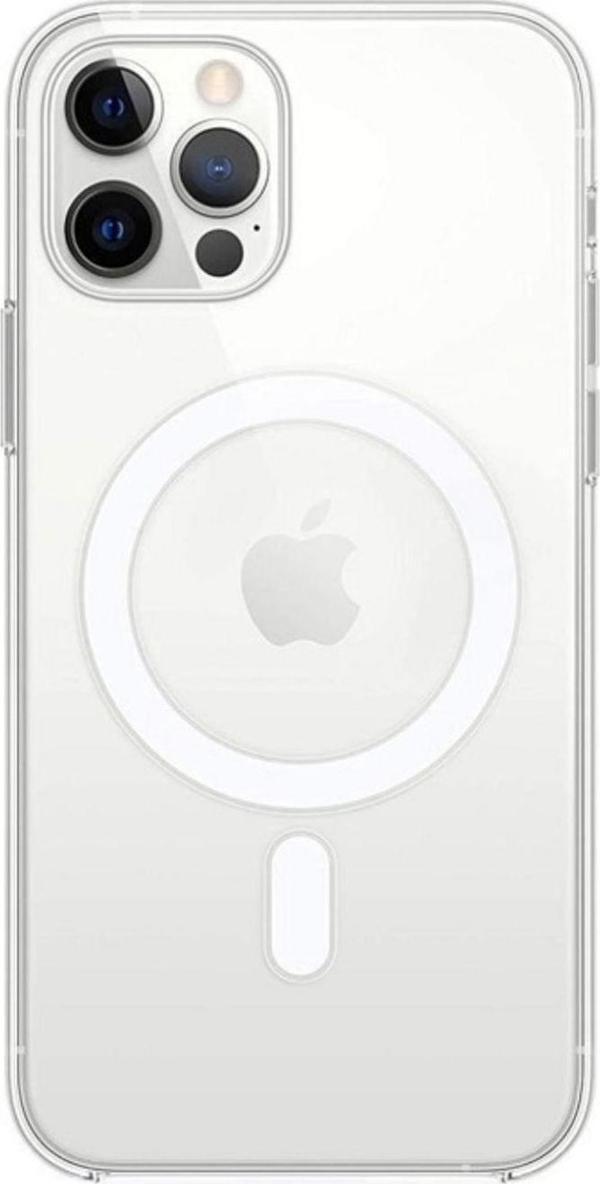 Rosepremium İphone 16 Pro Max İçin Kılıf Kamera Korumalı Magsafe Wireless Şarj Özellikli Şeffaf Kılıf - Image 1