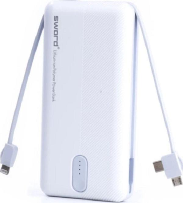 Sword Powerbank Sw-10Po3 3 Çıkışlı 10000 Mah - Image 1