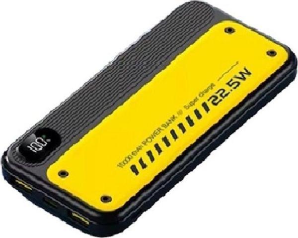 Rosepremium H6 Dijital Göstergeli Dahili Çoklu Kablolu 10000 Mah Powerbank Sarı - Image 1