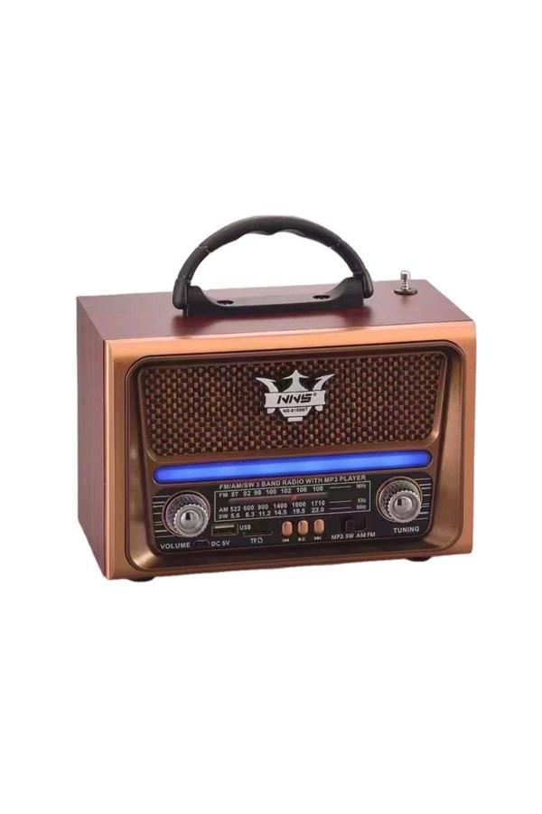 Nns Ns-8189 Usb / Tf Kart / Fm Retro Taşınabilir Bluetooth Hoparlör - Image 1