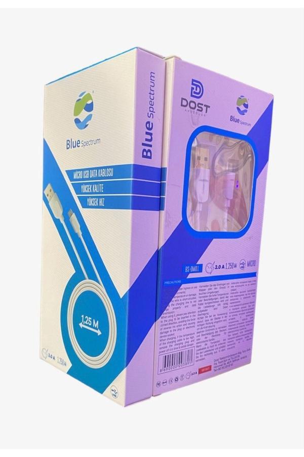 Blue Spectrum Bs-Dm01 125 Cm Micro Android Uyumlu Şarj Ve Data Kablosu - Image 1