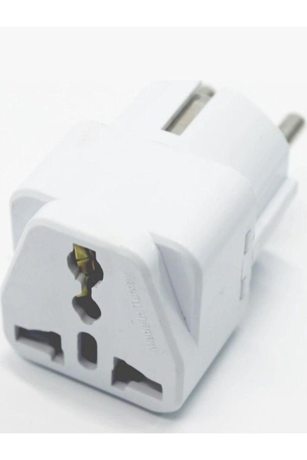Rose Premium İngiliz Ve Amerikan Fişi Dönüştürücü Çevirici Priz Adaptör - Image 1
