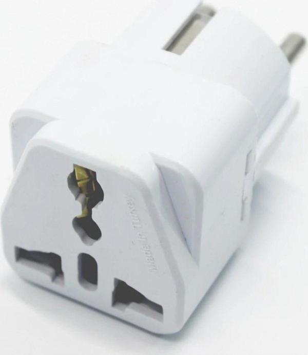 Rosepremium İngiliz Ve Amerikan Fişi Dönüştürücü Çevirici Priz Adaptör - Image 1