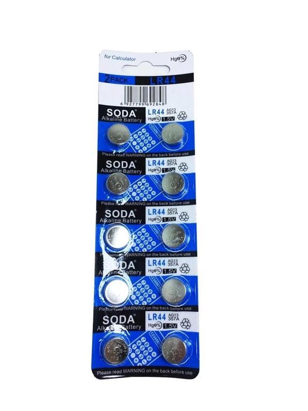 Soda Ag13 Lr44/357 Alkalin 10'lu Düğme Pil - Image 1