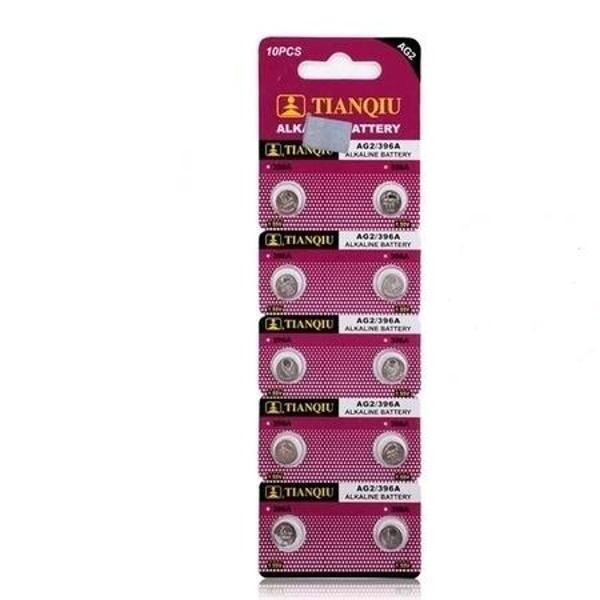 TıanQıu Ag2 Lr726/396 Alkalin 10'lu Düğme Pil - Image 1