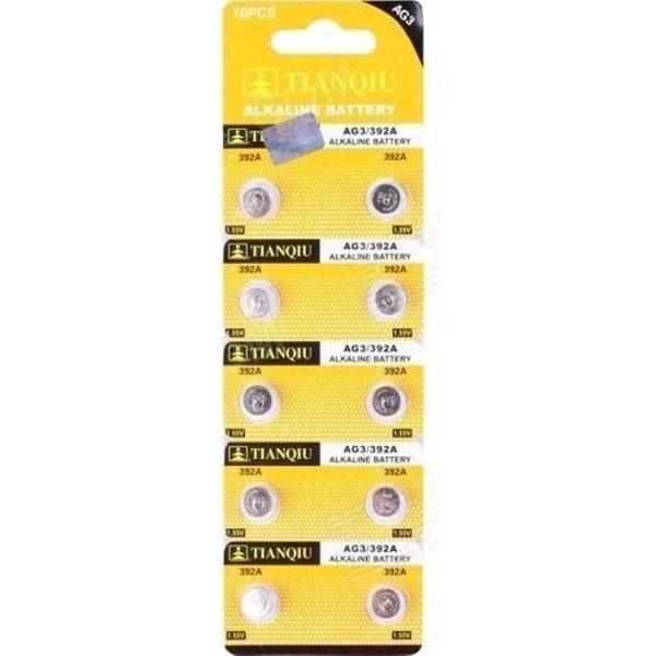 TıanQıu Ag3 Lr41/392 Alkalin 10'lu Düğme Pil - Image 1