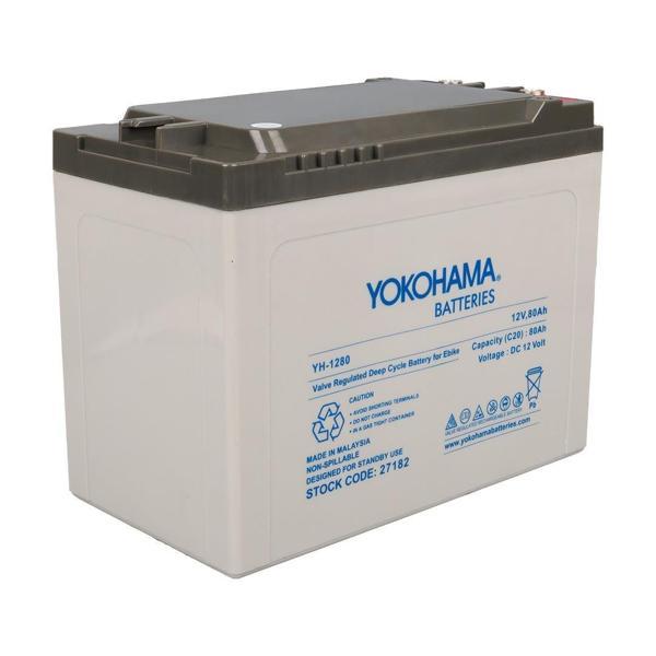 Ayt Yokohama YH-12.80 12 Volt 80 Amper Elektrikli Bisiklet Aküsü 175x120x226 Mm - Image 1