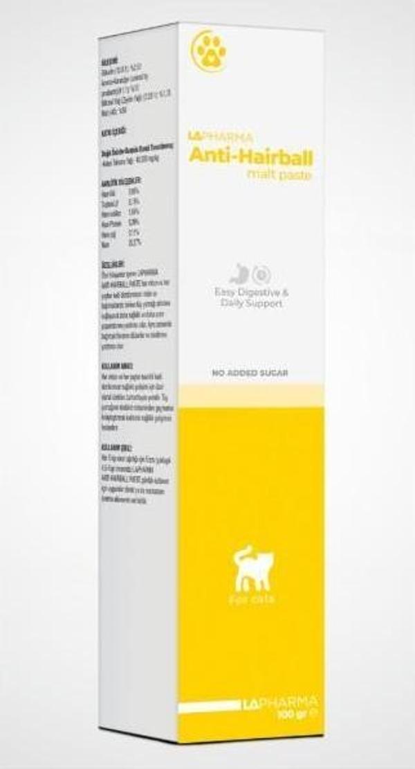 Lapharma Anti-Hairball Kedi Için Malt Paste 100GR - Image 1