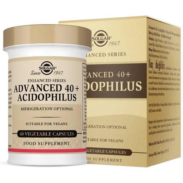 Solgar Advanced 40+ Acidophilus 60 Kapsül - Image 1