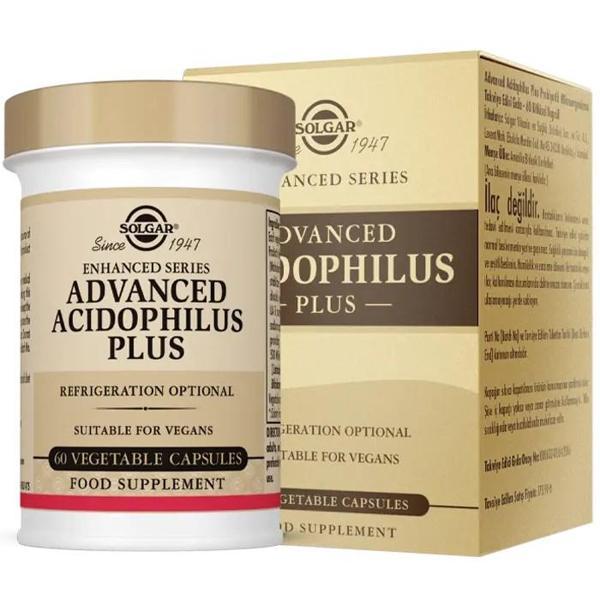 Solgar Advanced Acidophilus Plus 60 Kapsül - Image 1