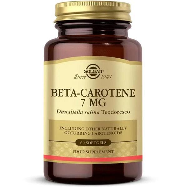 Solgar Beta Carotene 7 Mg 60 Kapsül - Image 1
