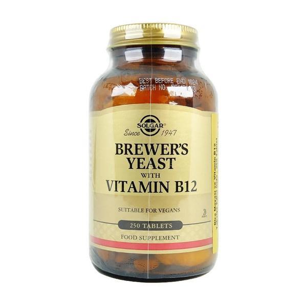 Solgar Brewer's Yeast with Vitamin B12 250 Tablet - Image 1