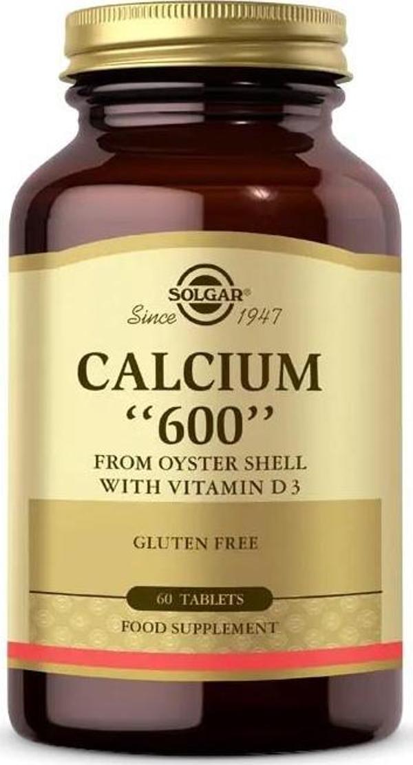 Solgar Calcium 600 (Oyster Shell) 60 Tablet - Image 1