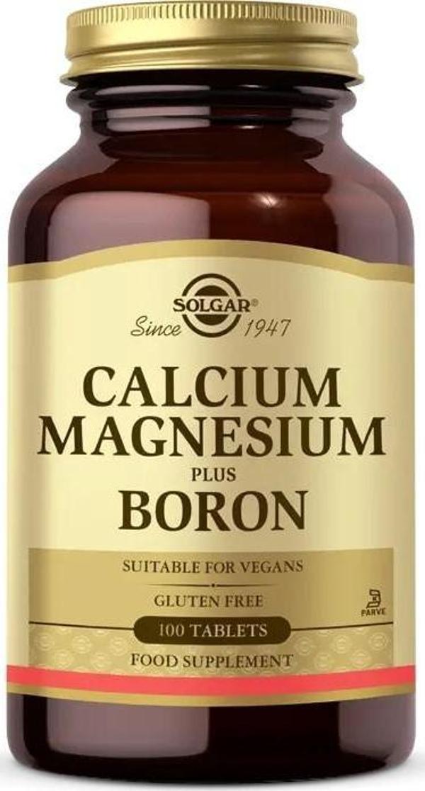 Solgar Calcium Magnesium Plus Boron 100 Tablet - Image 1