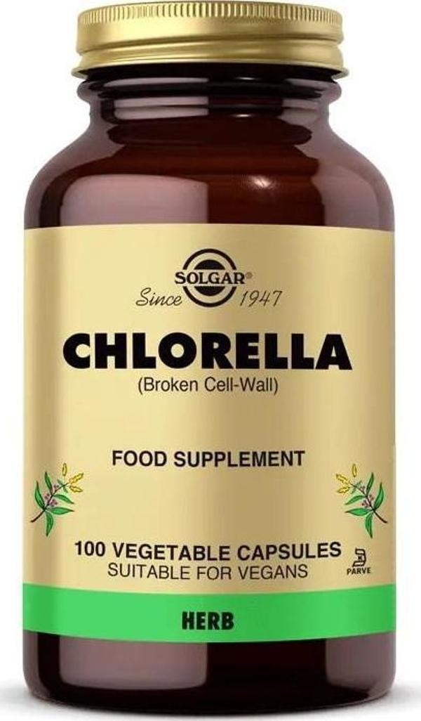 Solgar Chlorella 100 Kapsül - Image 1