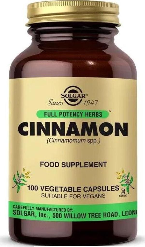 Solgar Cinnamon 100 Kapsül - Image 1