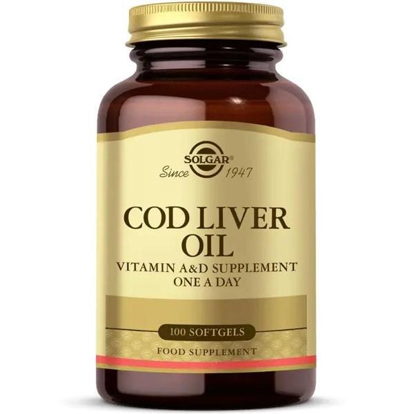 Solgar Cod Liver Oil 100 Softjel - Image 1