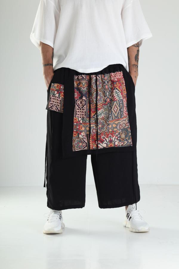 Etnik Desenli Tokyo Şalvar Pantolon - Image 1