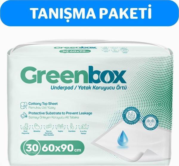 Greenbox 60X90 Yatak Koruyucu Örtü 30'Lu 1 Paket 30 Adet - Image 1