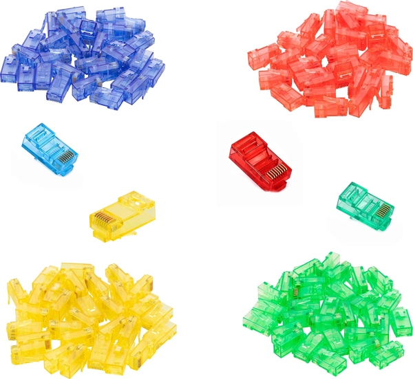 Stronger 100 Parça RJ45 CAT6 8P/8C Network Soket Konnektör - Image 1