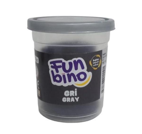 Funbino Oyun Hamuru Tek 115Gr Gri - 2 adet - Image 1
