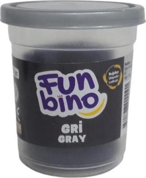 Funbino Oyun Hamuru Tek 115Gr Gri - 2 adet - Image 1